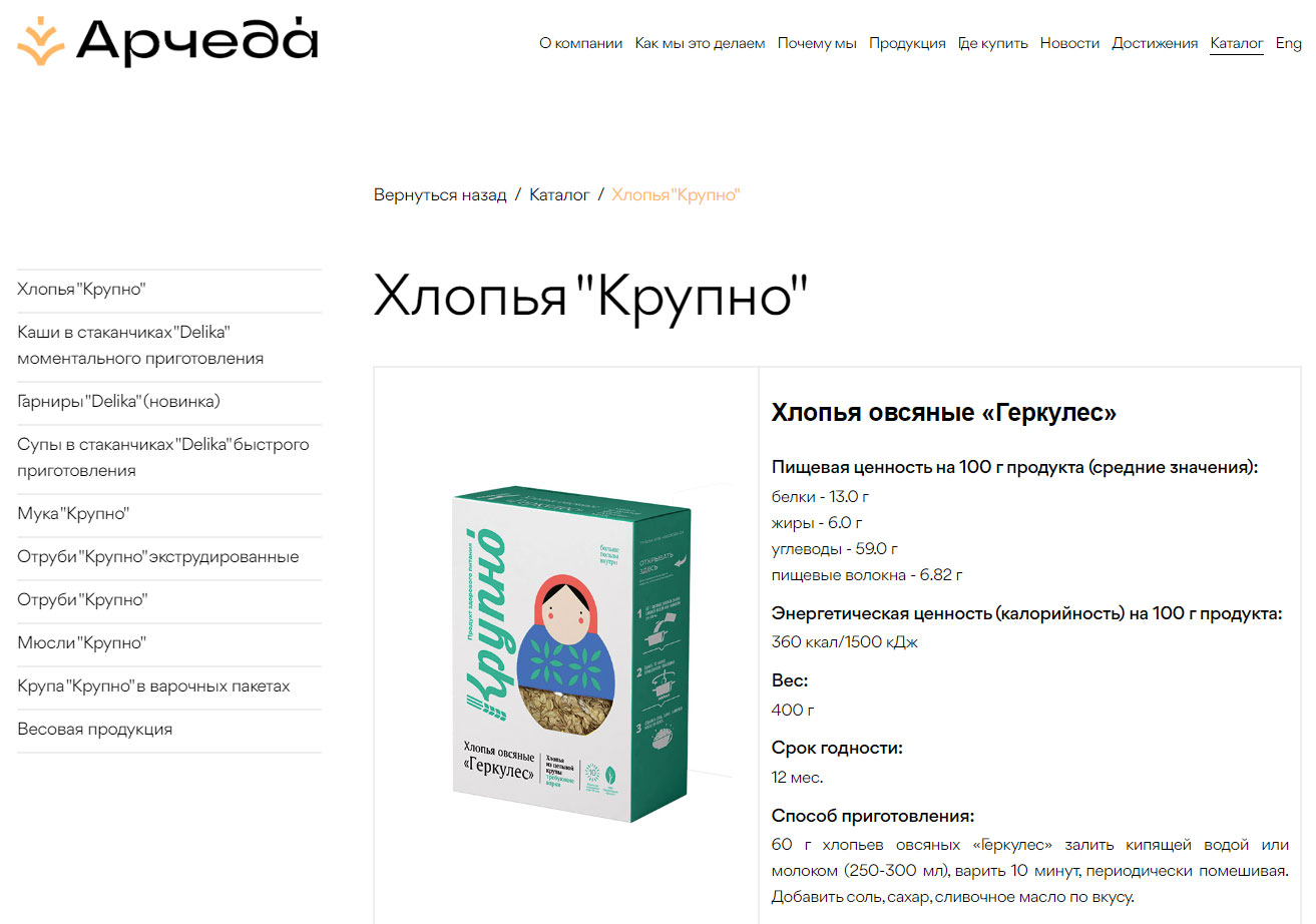 Каталог сайта